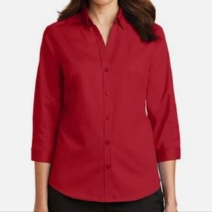 Christy & Jill Casual Red Top